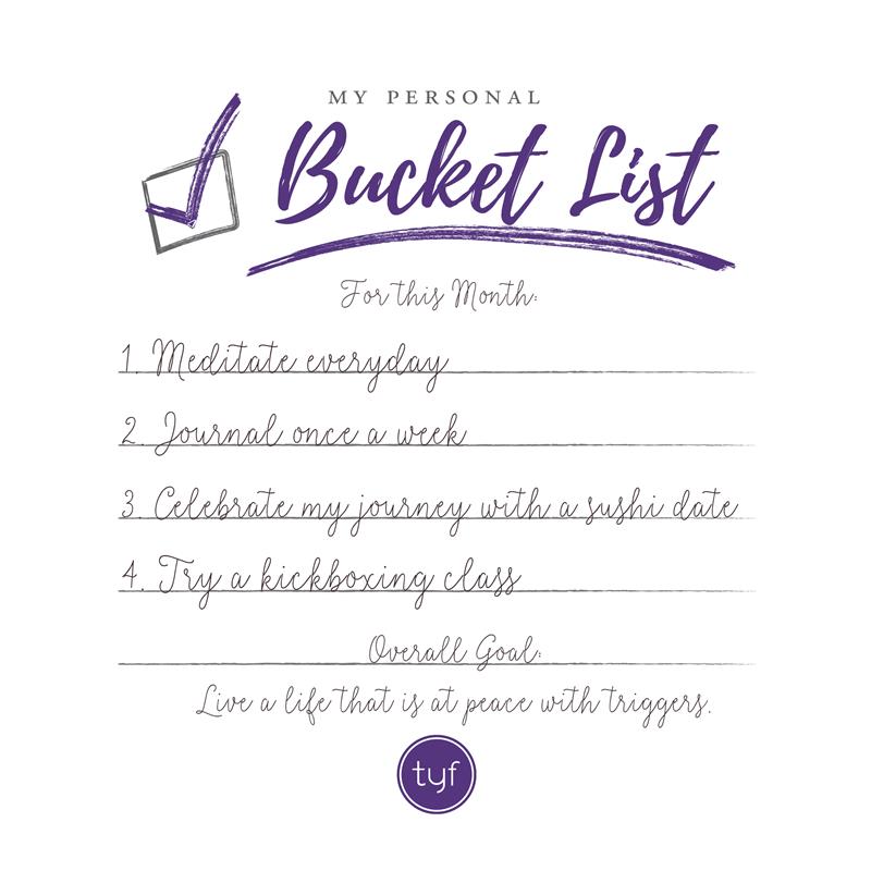 Your Personal Bucket List | The Younique Foundation